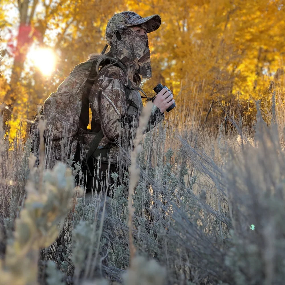 QuikCamo 2-in-1 Hat with Front Camo Face Mask – product view 2