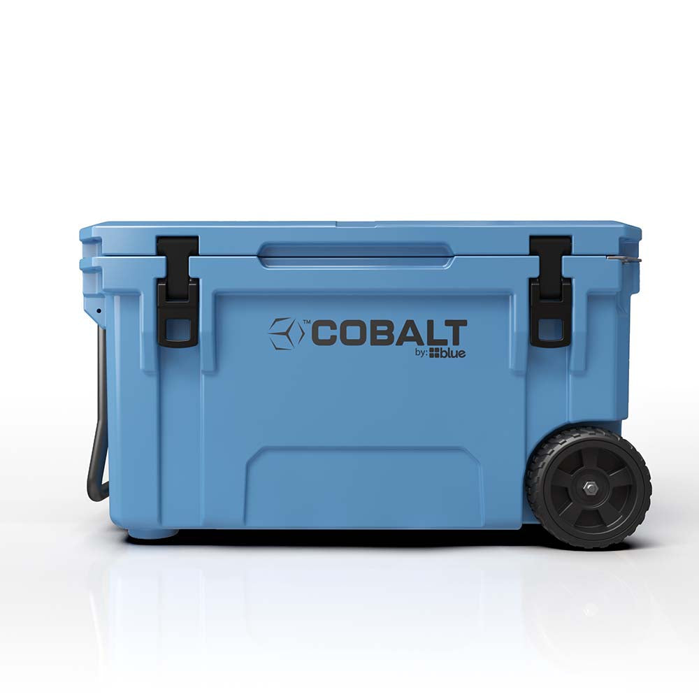Blue Coolers Cobalt 55 Quart with Wheels Roto-Molded Super Cooler