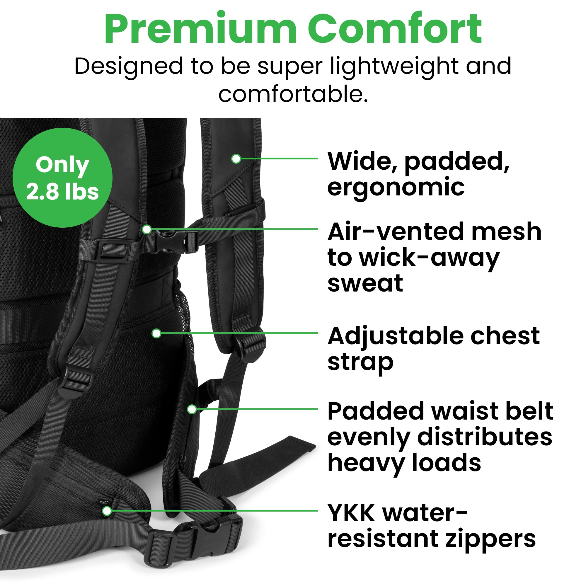 COR Surf The Island Hopper 40L — Carry-On Backpack for 1–2 Week Trips — view 5