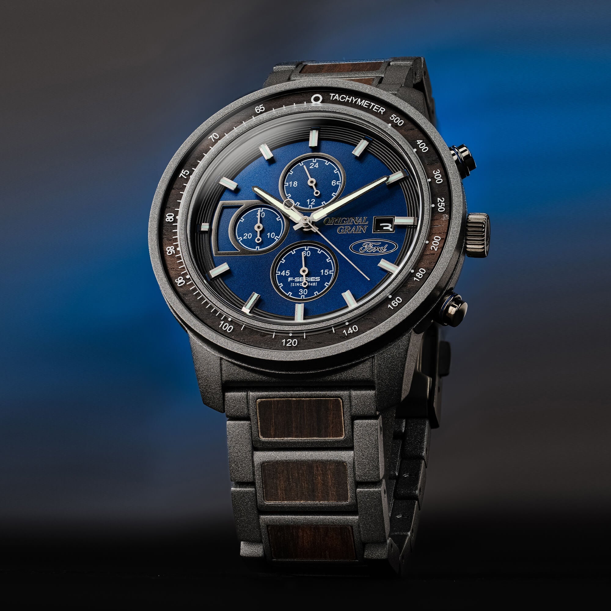 Original Grain Ford Barrel Chrono 45mm — product view 2