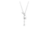 Montana Silversmiths Nature's Chandelier Crystal Necklace — Silver tone