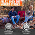 Pike Trail Ultralight Compact Outdoor Camping Tailgate Festival Beach Chair by Pike Trail