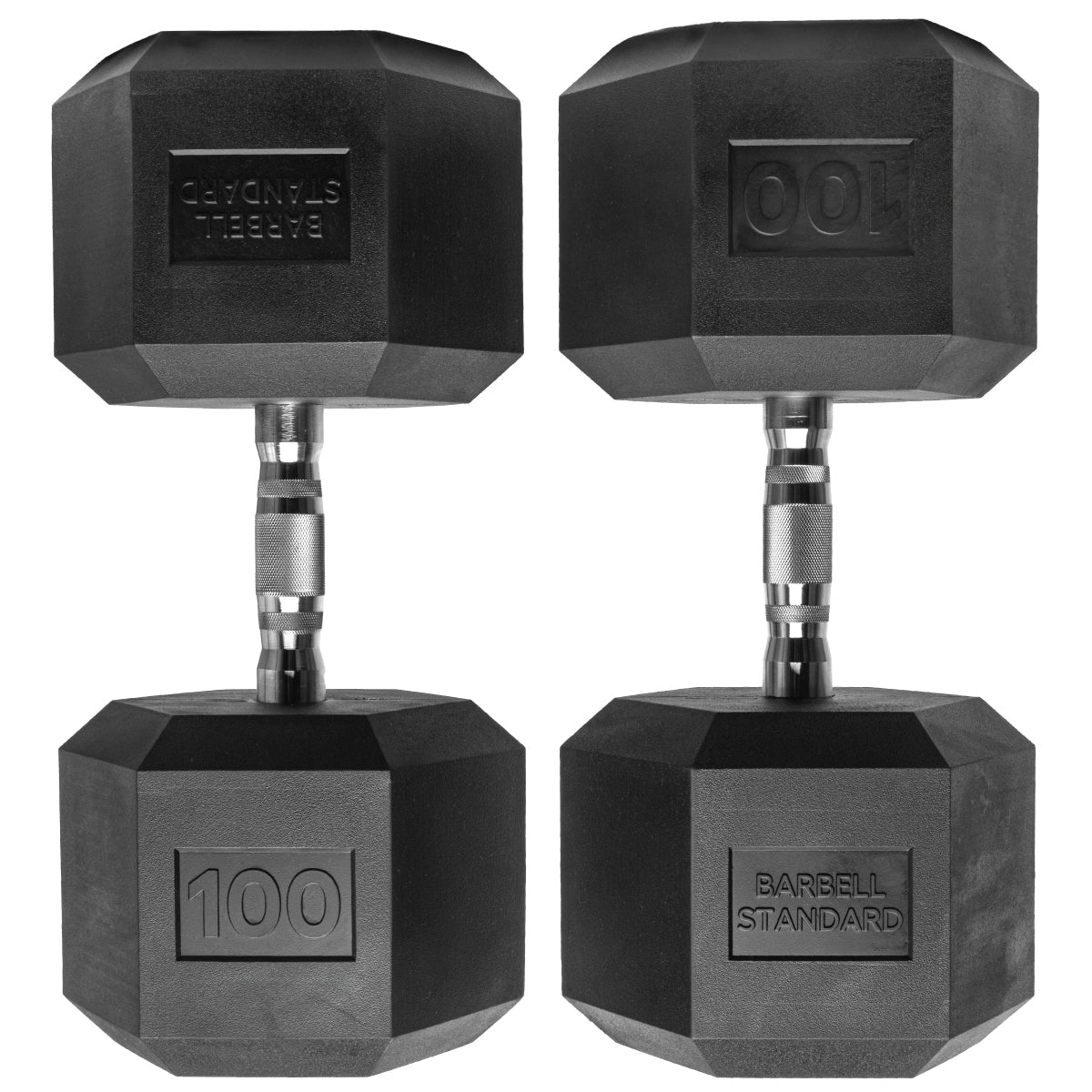 Barbell Standard Rubber Hex Dumbbells - view 21