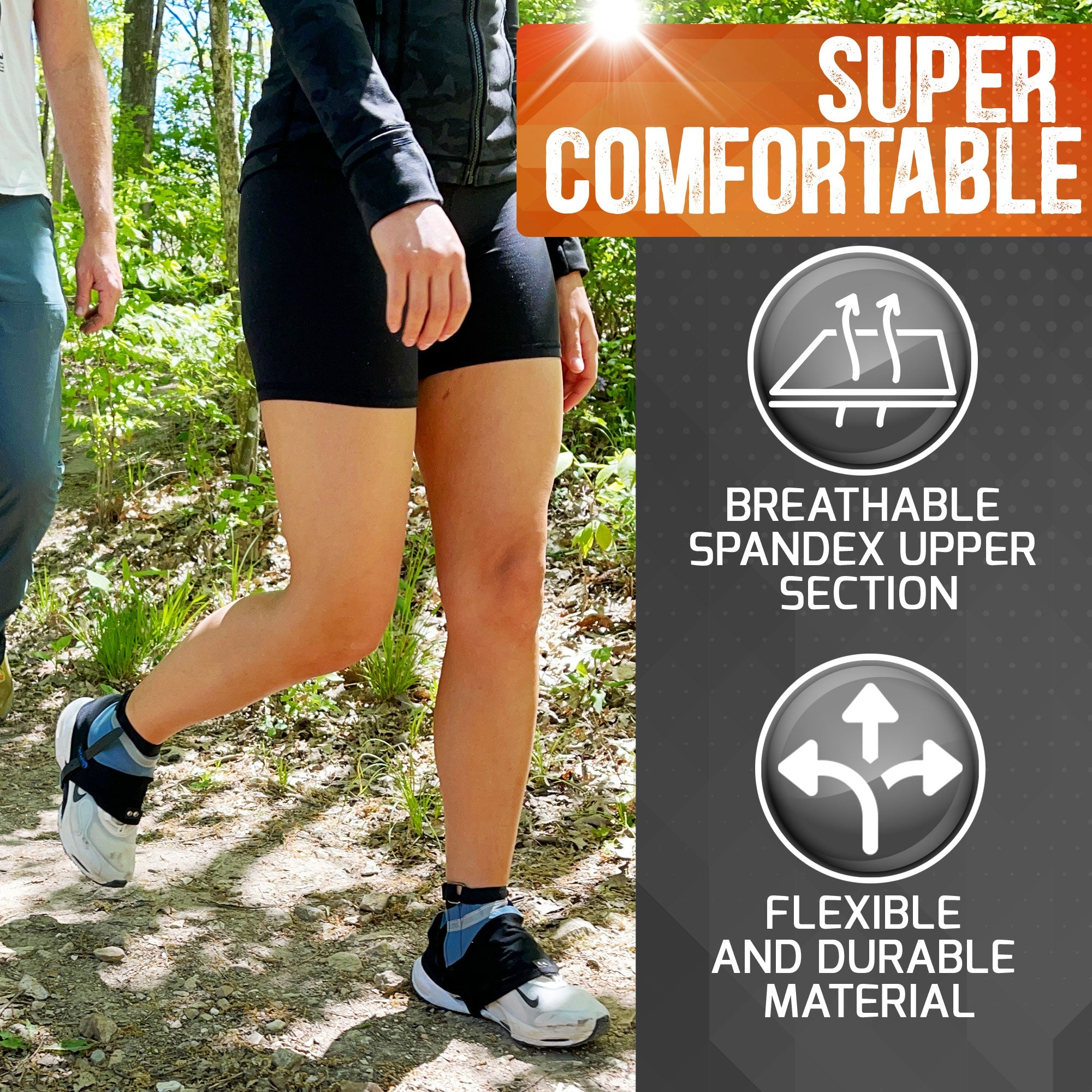 Pike Trail Low Cut Running Thru-Hiker Gaiters by Pike Trail
