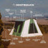White Duck 10'x10' Prota Canvas Tent