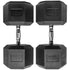 Barbell Standard Rubber Hex Dumbbells - view 33