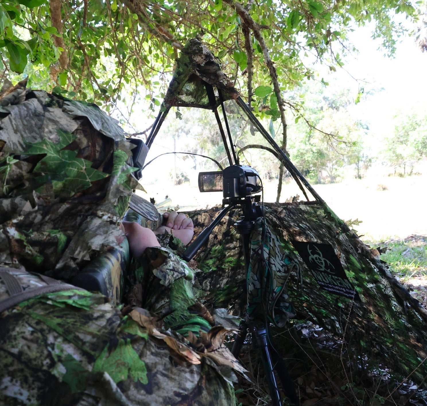 Nukem Hunting Blind - Mossy Oak Obsession 3D Leafy – product image 8