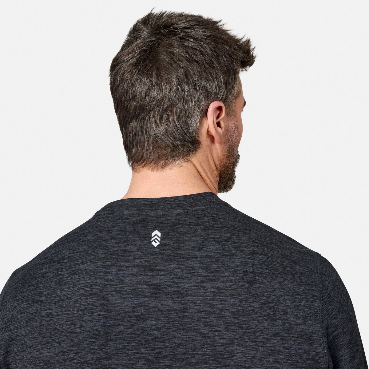 Free Country Men's FreeCycle® Sueded Spacedye Long Sleeve Crew Neck
