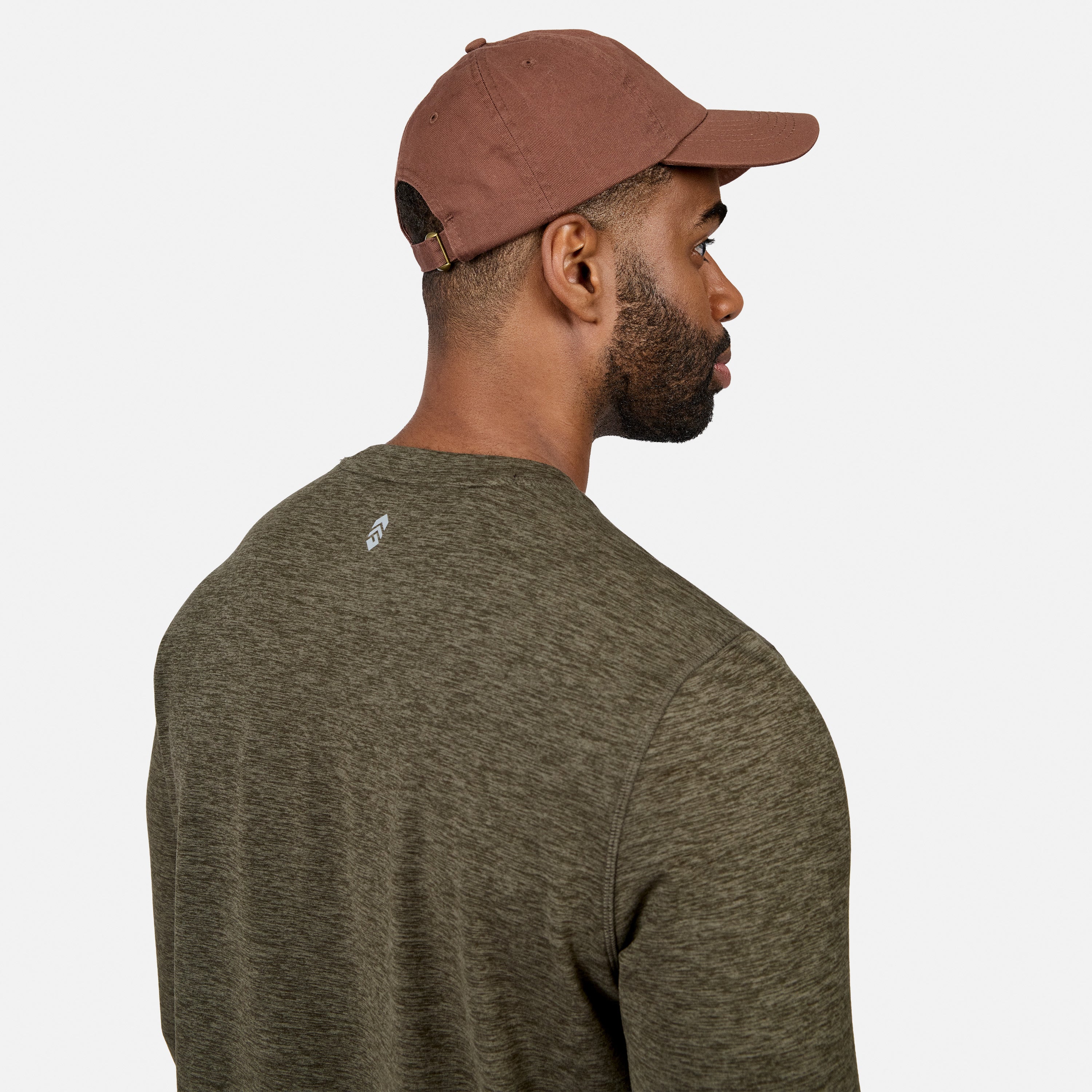 Free Country Men's FreeCycle® Sueded Spacedye Long Sleeve Crew Neck