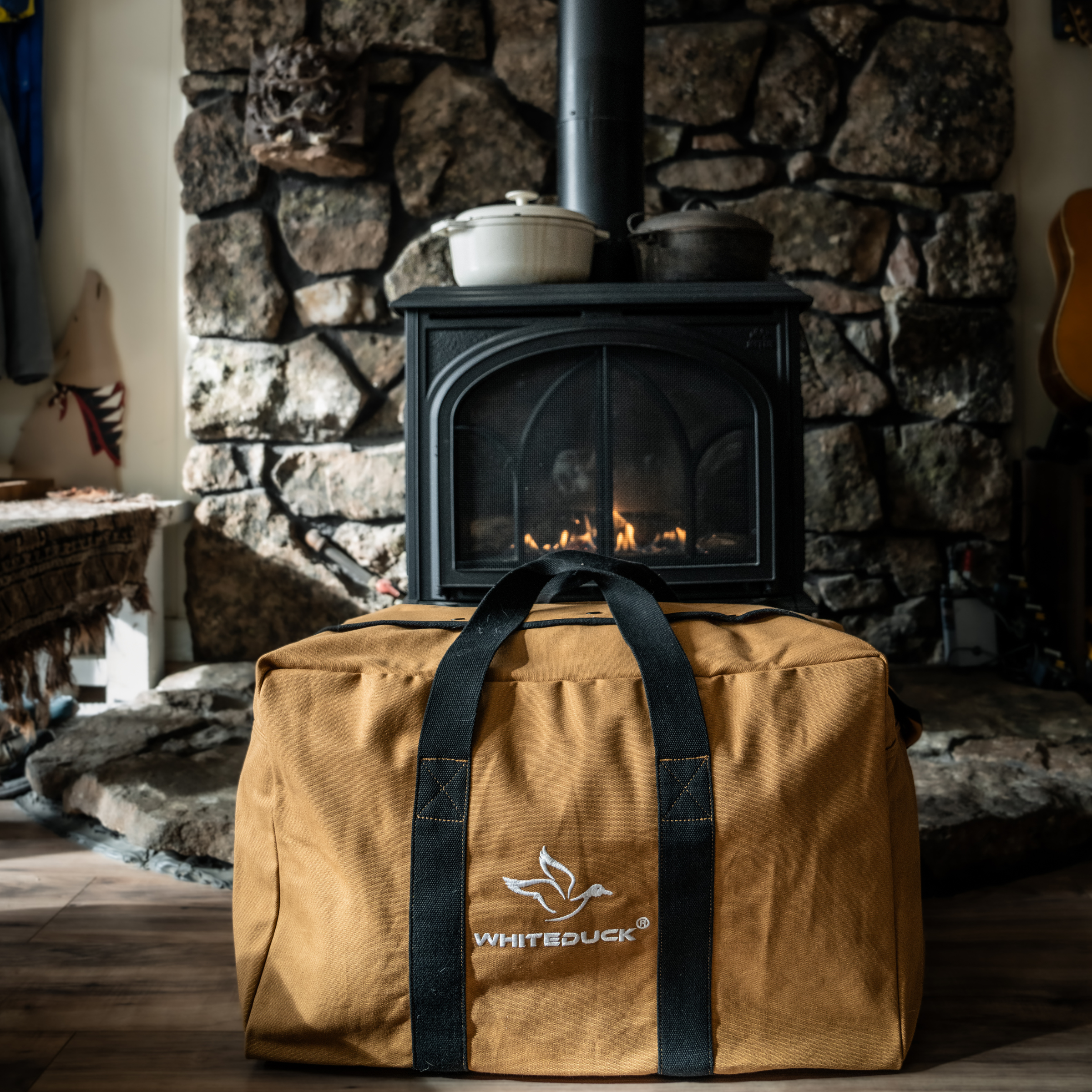 White Duck Hoplite Canvas Parachute Bag