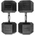 Barbell Standard Rubber Hex Dumbbells - view 34