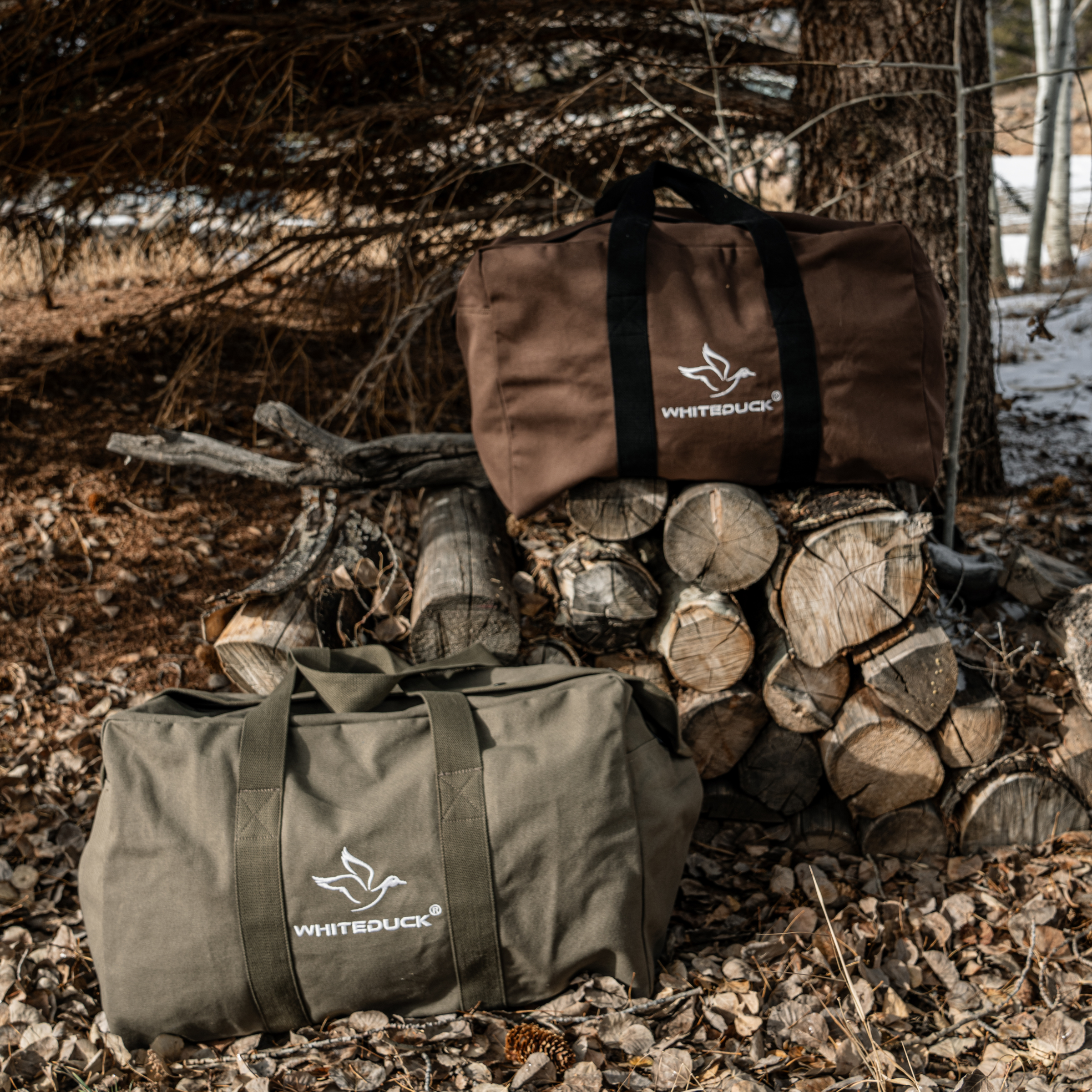 White Duck Hoplite Canvas Parachute Bag