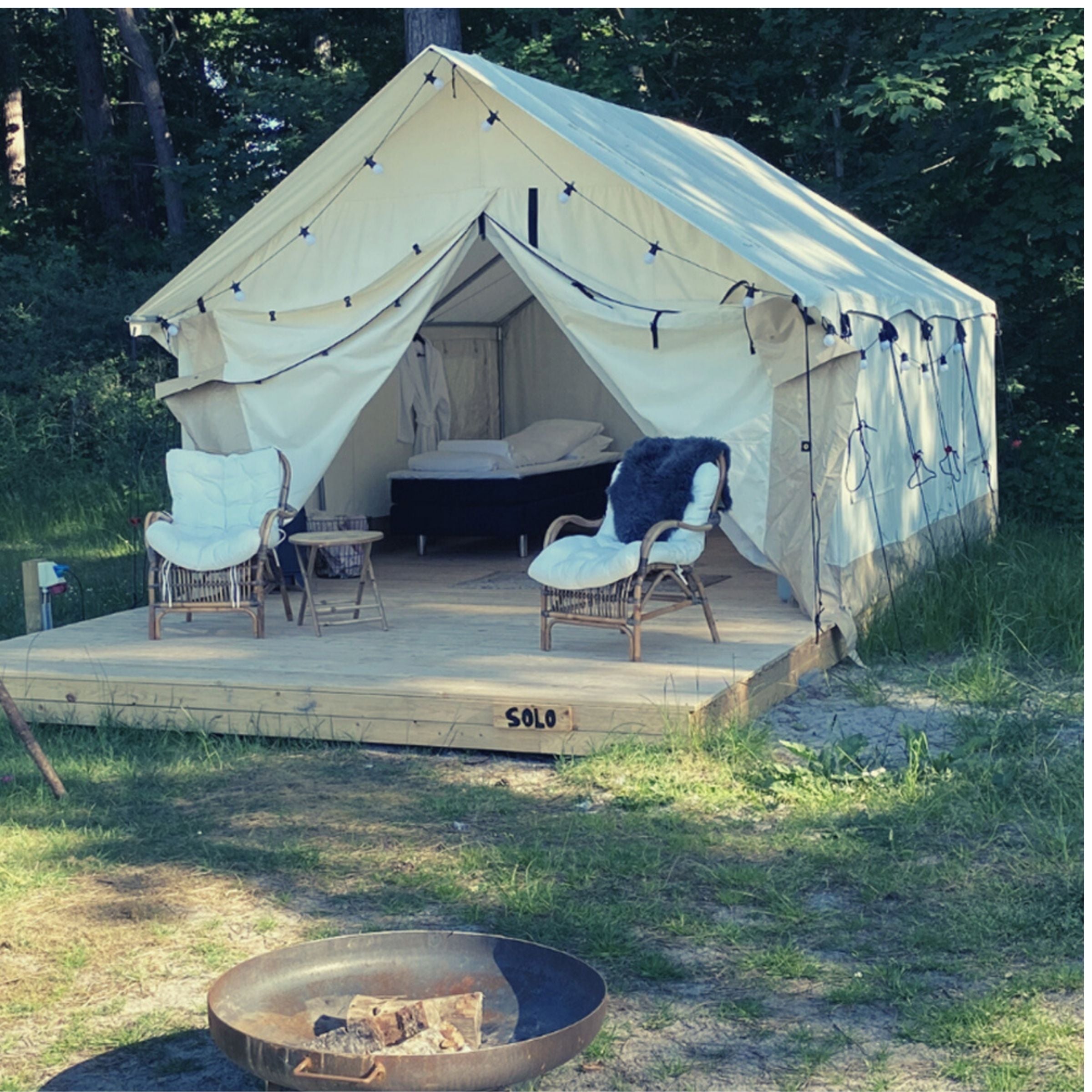White Duck 10'x12' Alpha Wall Tent