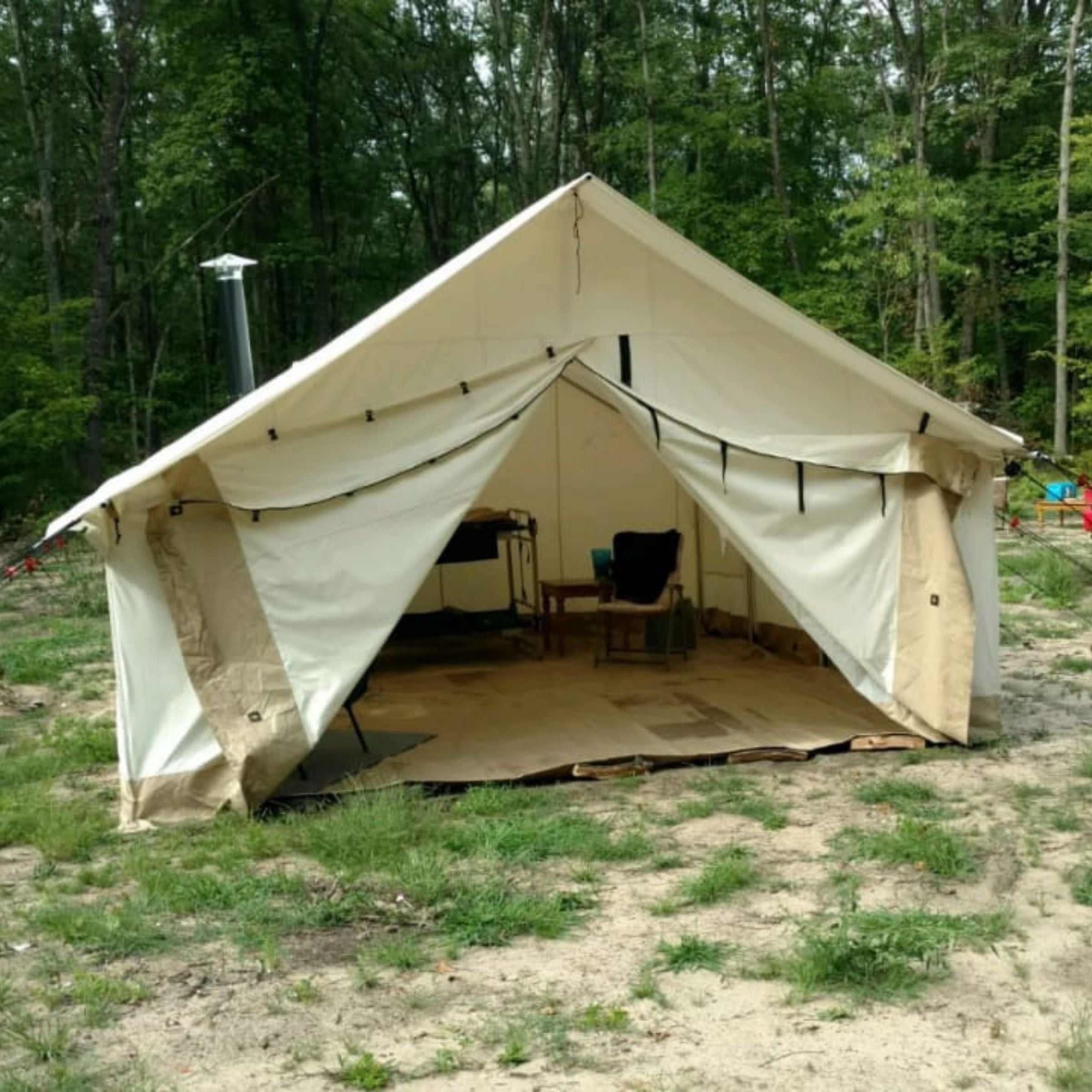 White Duck 10'x12' Alpha Wall Tent