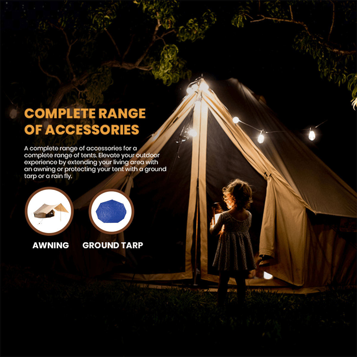 White Duck 13' Regatta Bell Tent