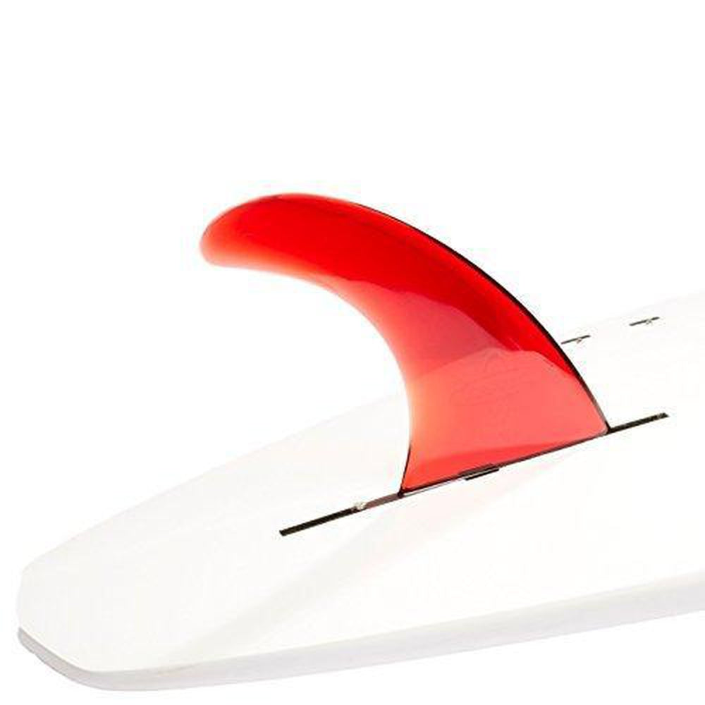 DORSAL Signature Surf SUP Single Center Fin for Longboard Surfboard — Red