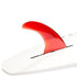 DORSAL Signature Surf SUP Single Center Fin for Longboard Surfboard — Red