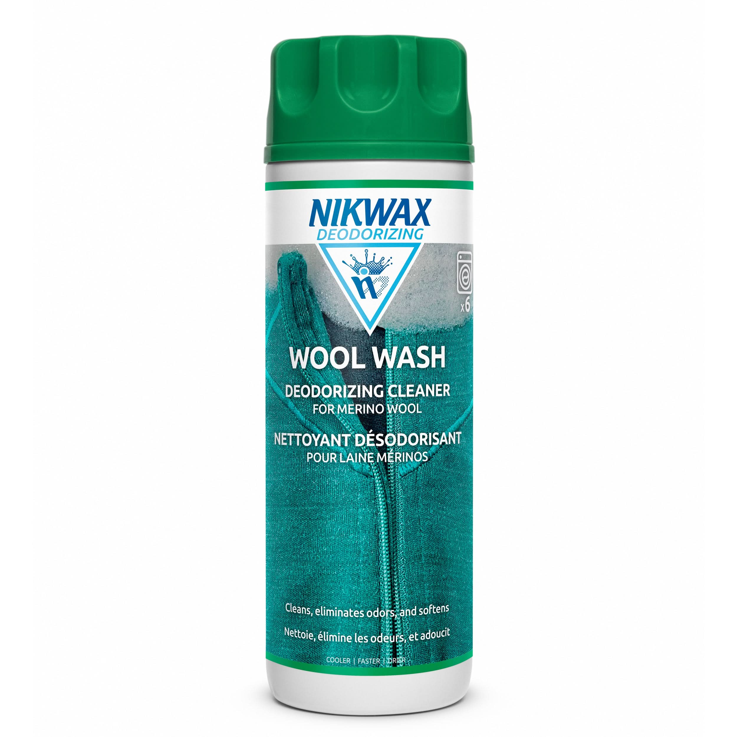 nixwax wool wash minus33 deodorizing cleaner merino clean laundry dry safe use softens. Alternate view 2.
