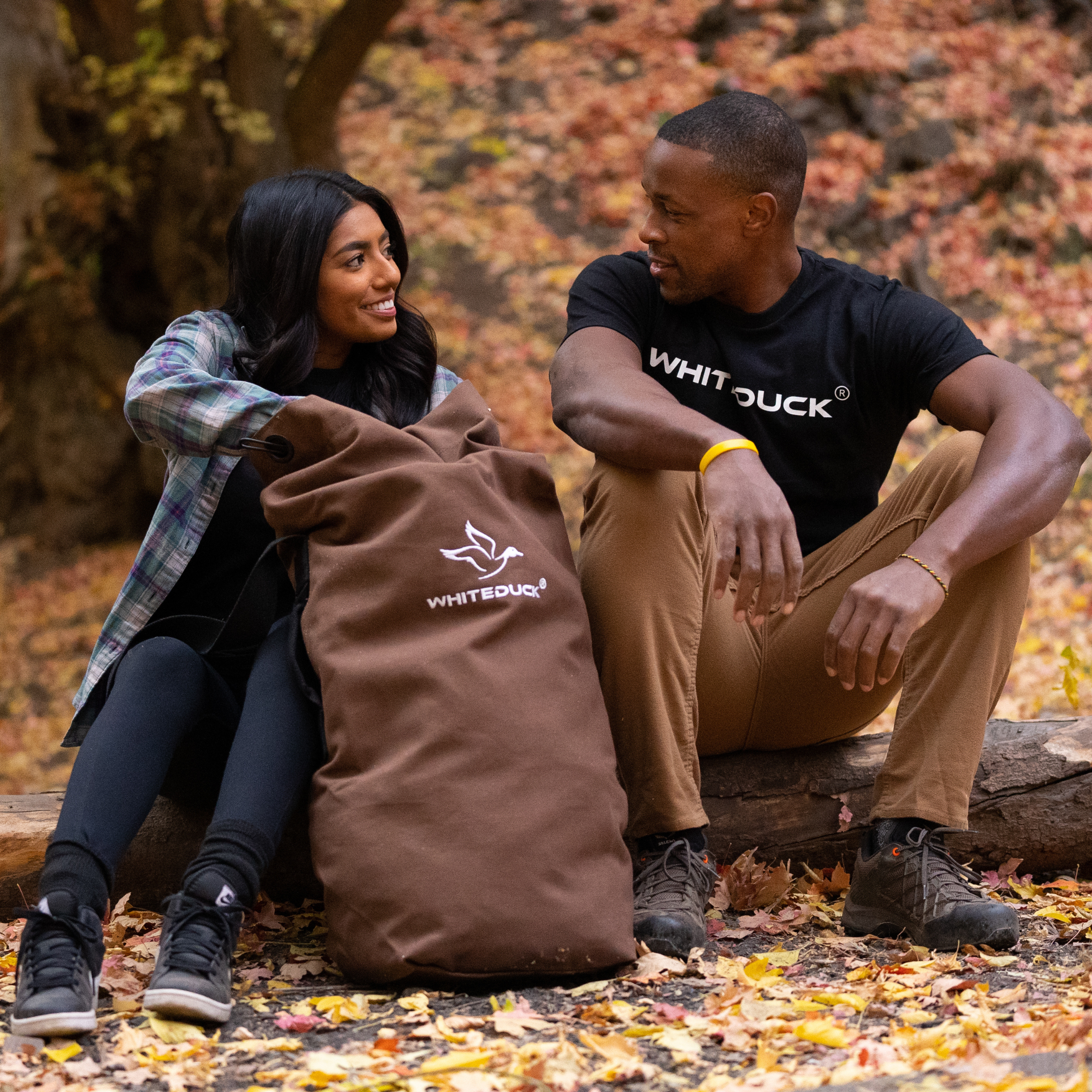 White Duck Hoplite Canvas Top Load Bag