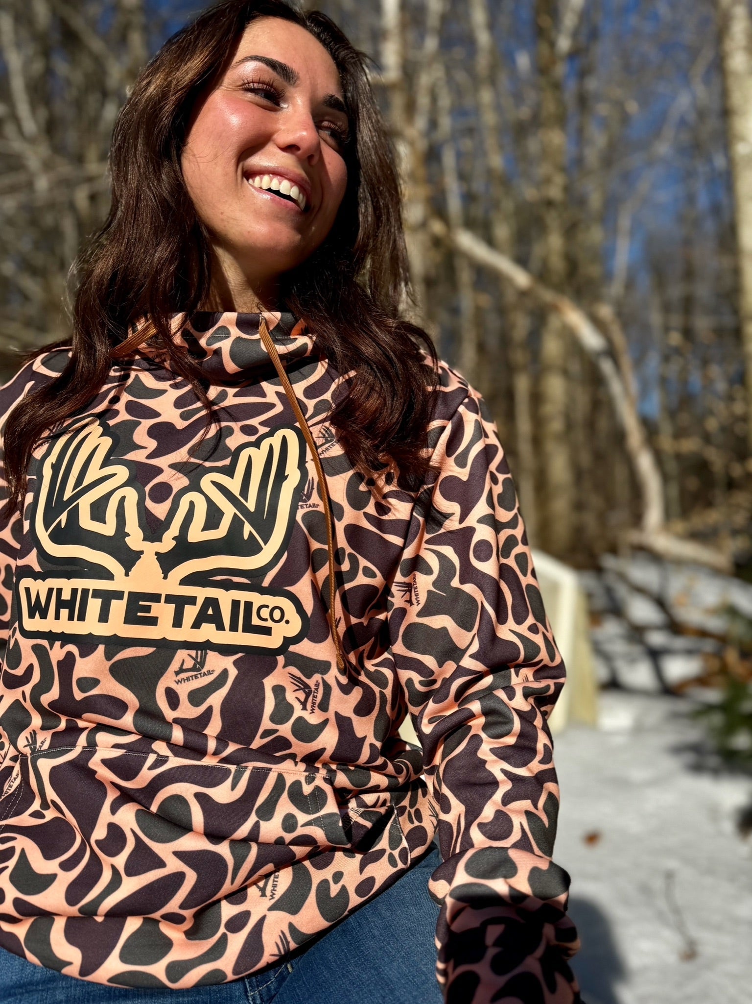Whitetail Co. OLD Camo Logo Hoodie