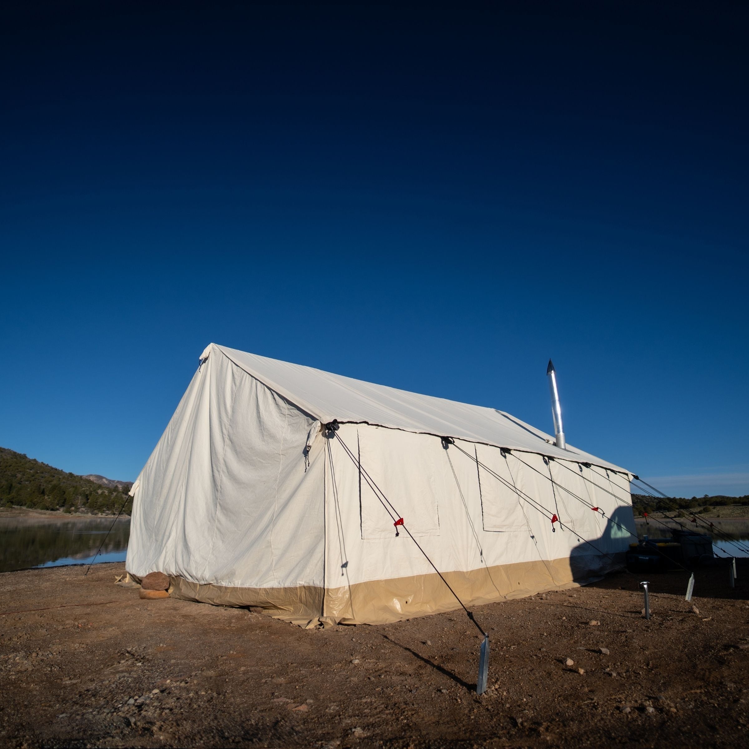 White Duck 14'x16' Alpha Wall Tent