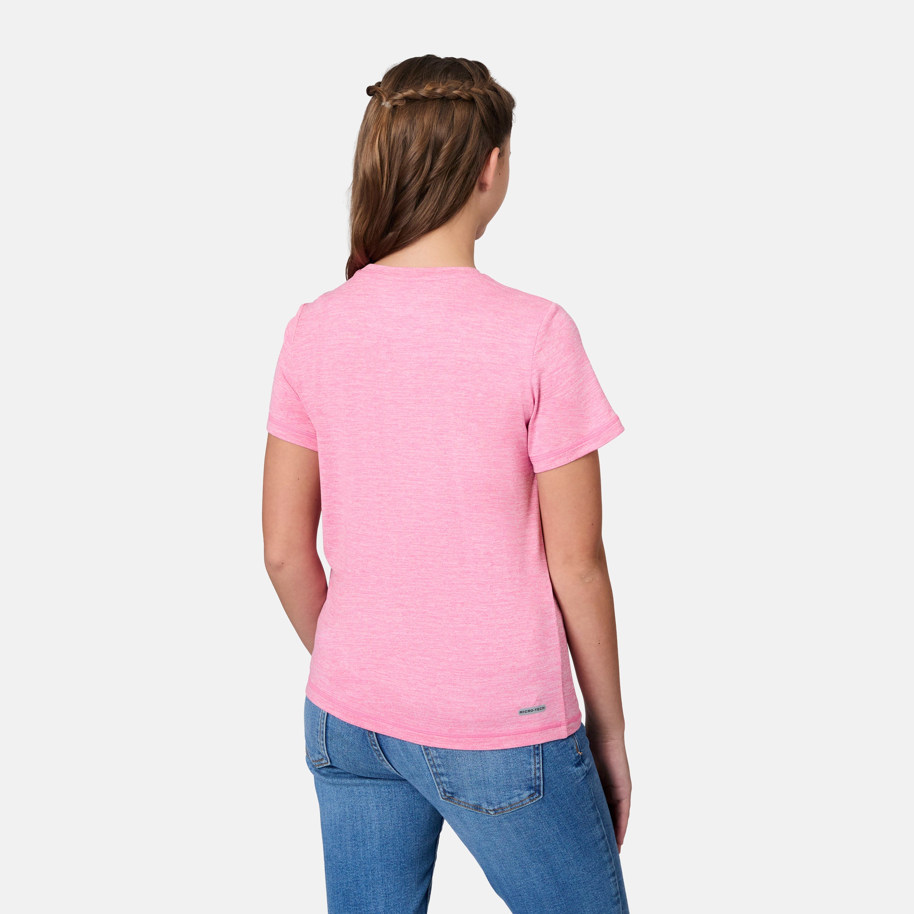 Free Country Girls' Microtech® Crew Neck Shirt