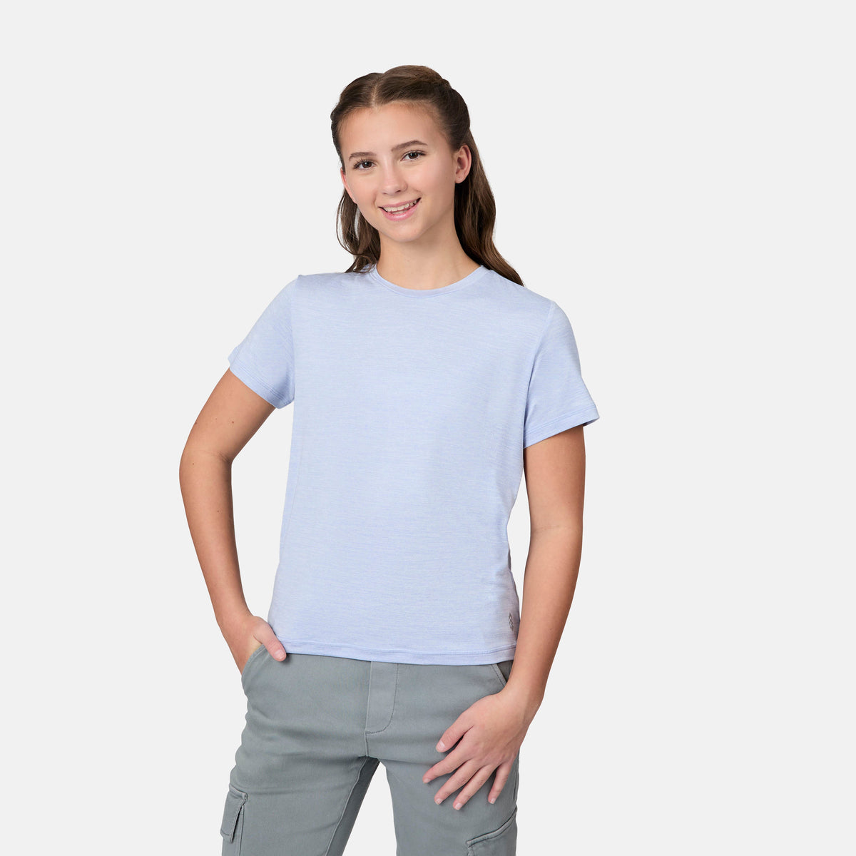 Free Country Girls' Microtech® Crew Neck Shirt