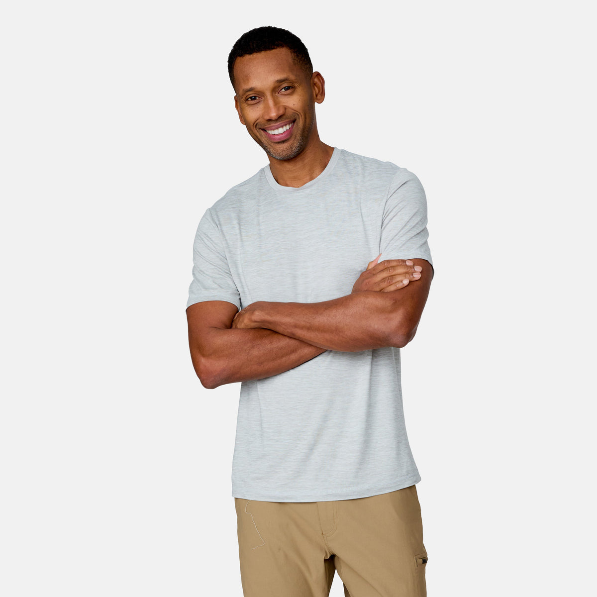 Free Country Men's Super Soft Short Sleeve Crew Tee - 2 Pack