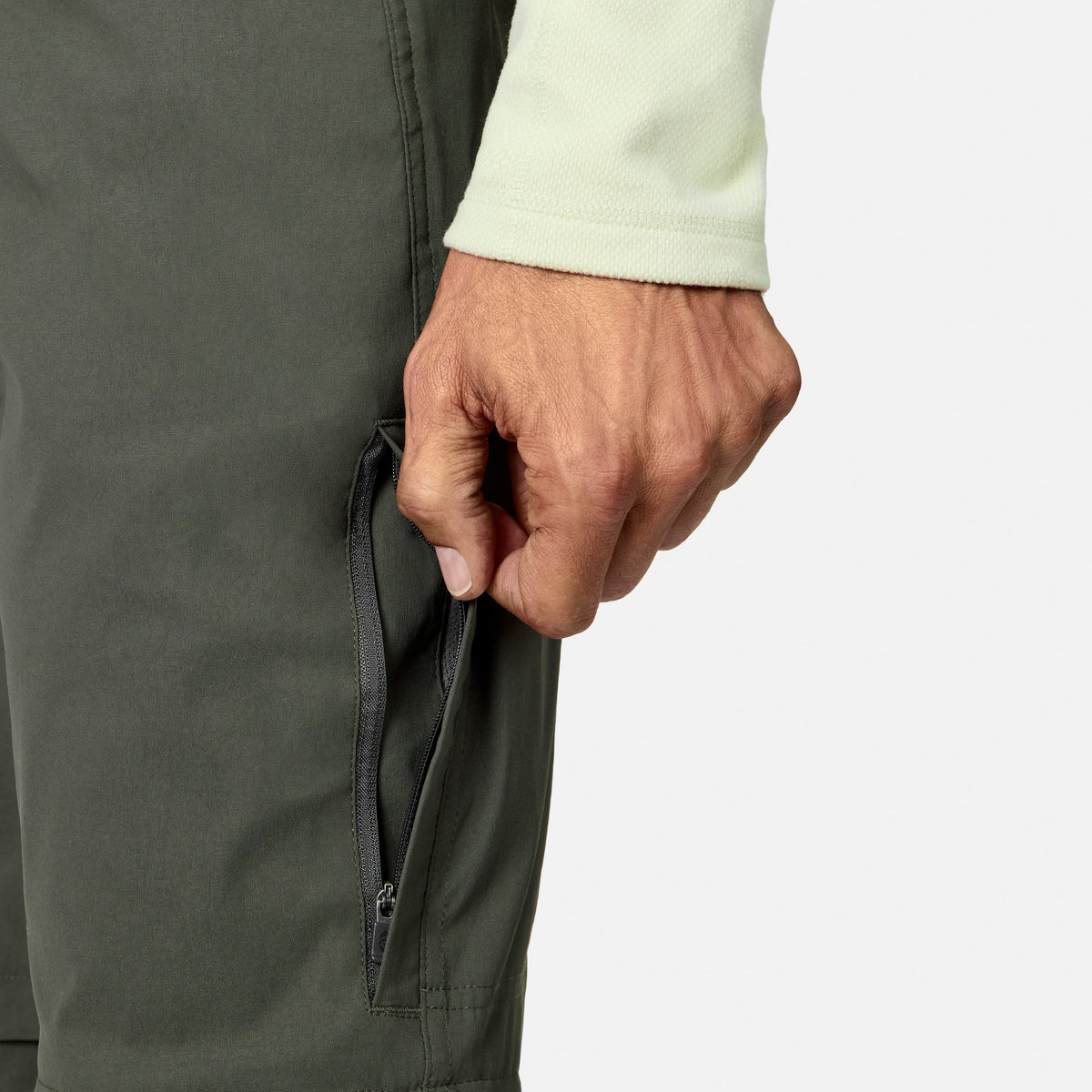 Free Country Men's Nylon Stretch Convertible Pant