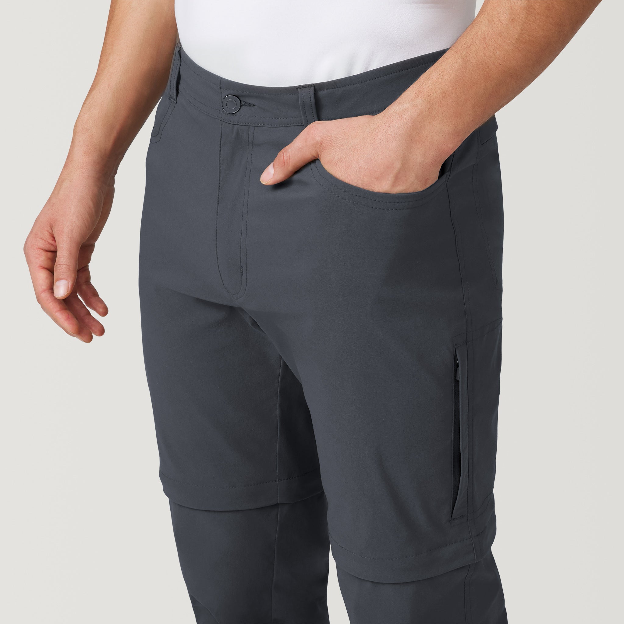 Free Country Men's Nylon Stretch Convertible Pant