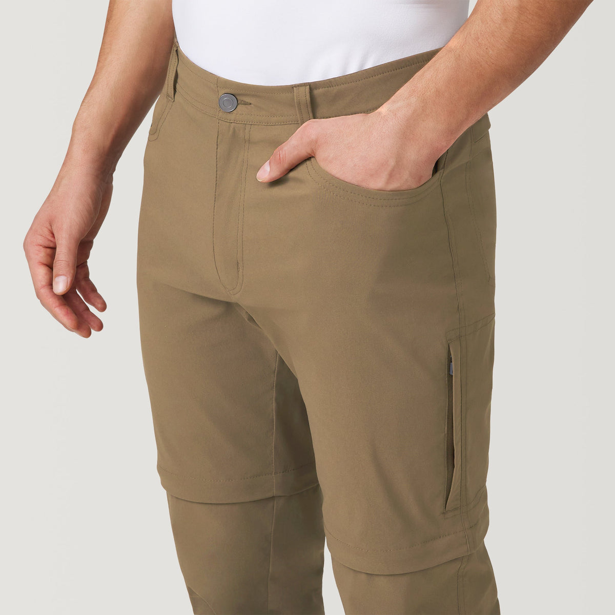 Free Country Men's Nylon Stretch Convertible Pant