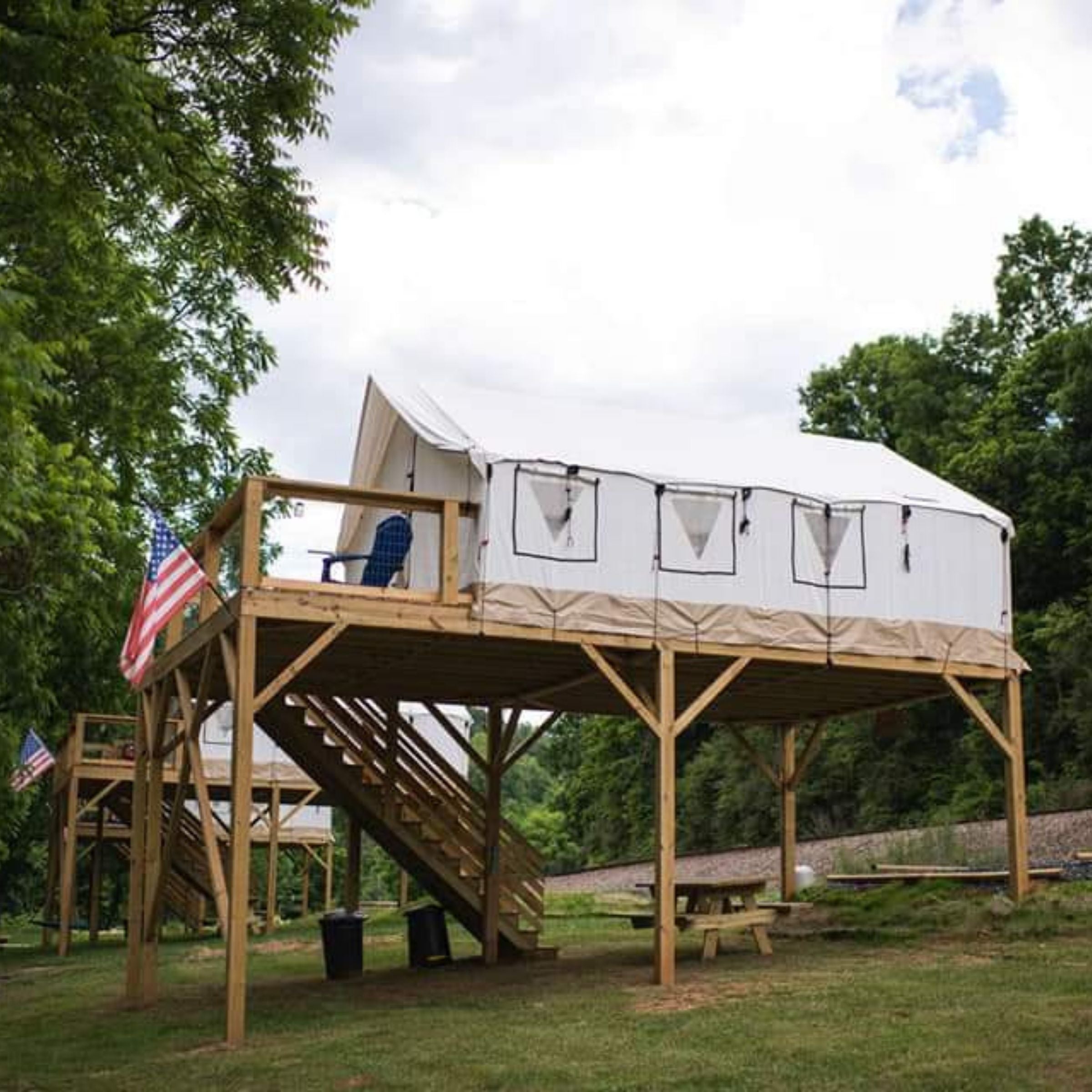 White Duck 16'x20' Alpha Wall Tent