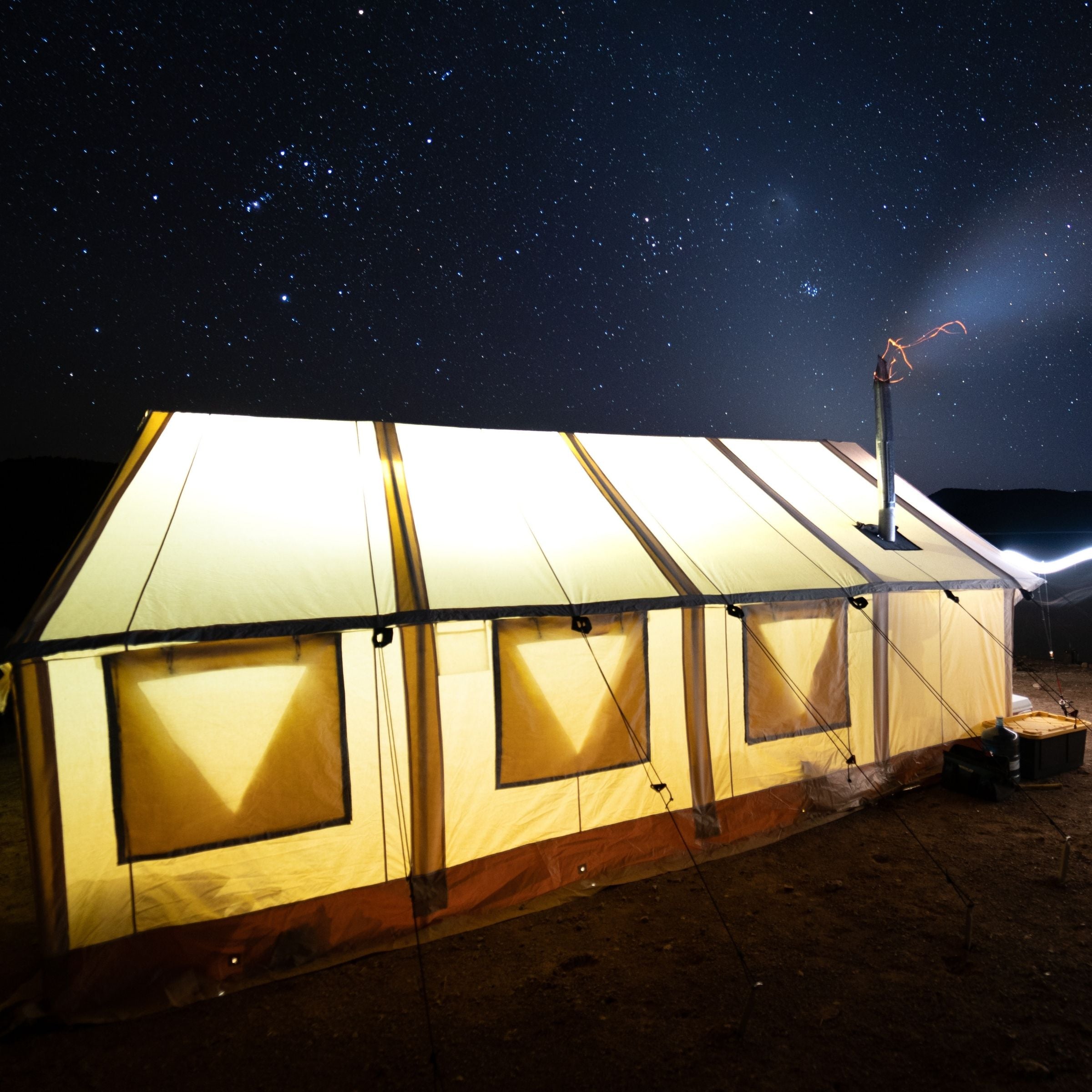 White Duck 16'x24' Alpha Wall Tent