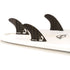 DORSAL Carbon FCS Thruster Fins — Black / Medium / Carbon Honeycomb - view 2