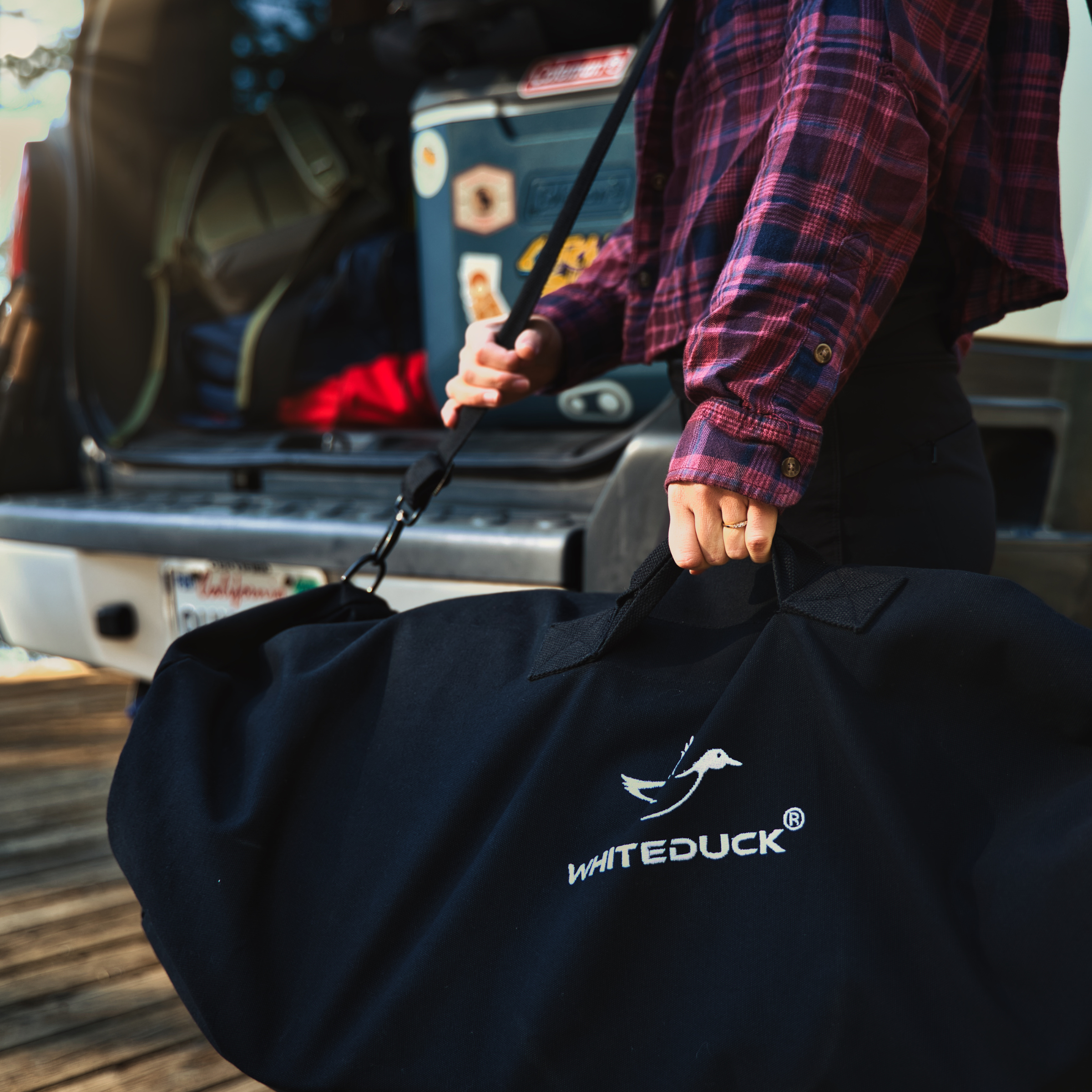 White Duck Hoplite Canvas Duffel Bag