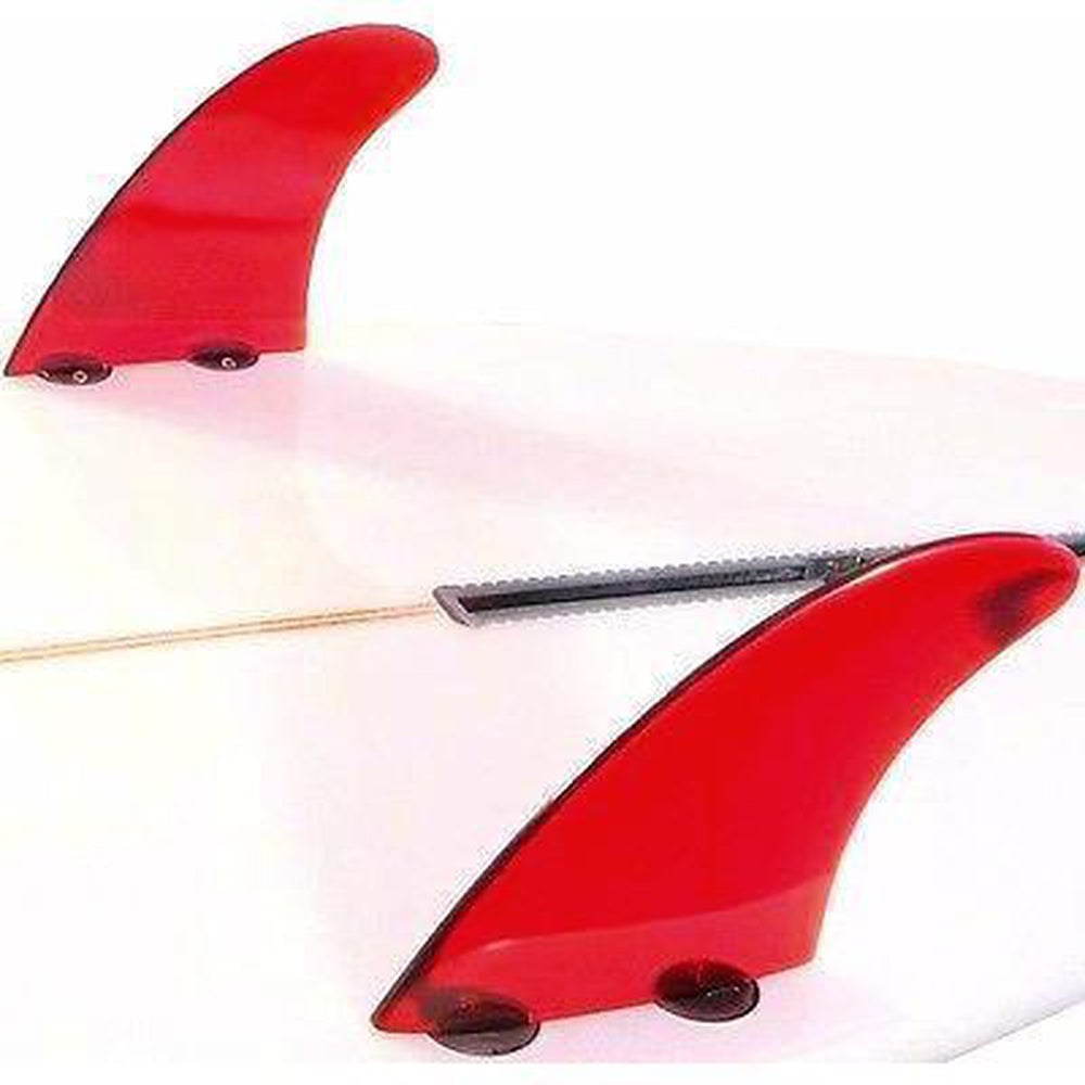 DORSAL Side/Rear Fins — GL Style / Red / Polycarbonate - view 2