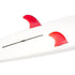 DORSAL Side/Rear Fins — GL Style / Red / Polycarbonate