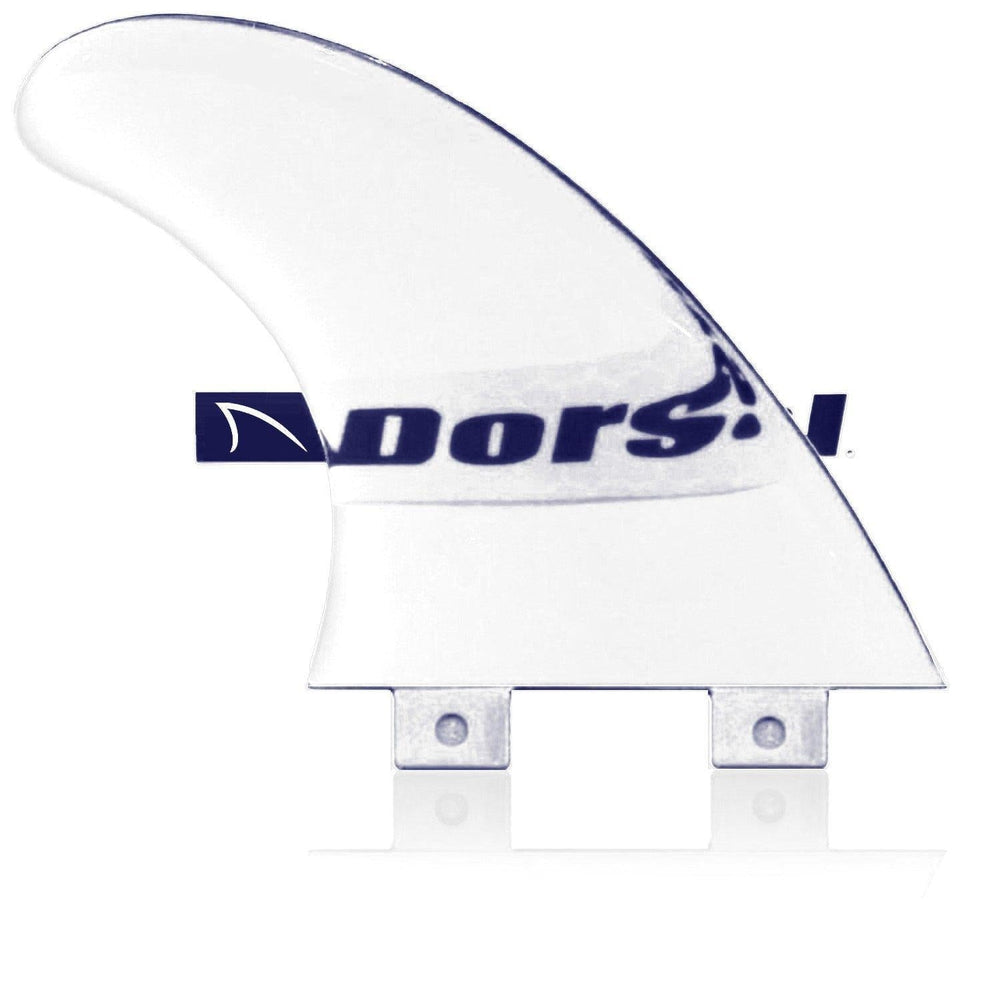 DORSAL Twin Fins — Clear / Medium / Polycarbonate