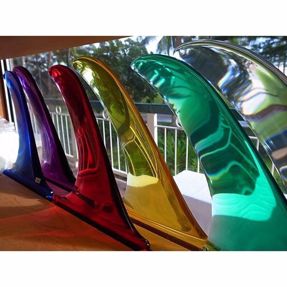 DORSAL Longboard Pintail Fins — 9.75" / Clear / Polycarbonate - view 3