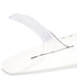 DORSAL Longboard Pintail Fins — 9.75" / Clear / Polycarbonate