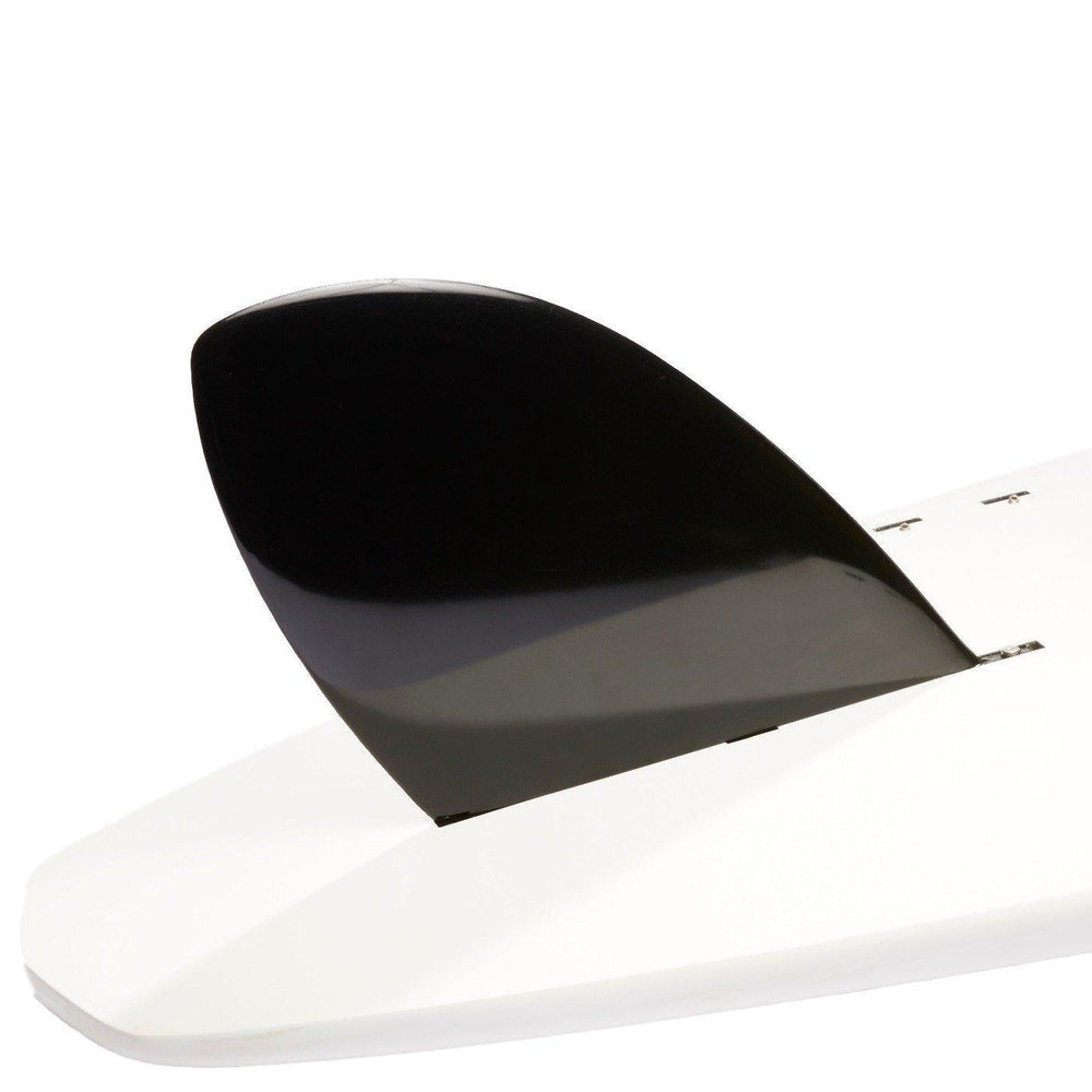 DORSAL Longboard Rudder Fins — 8.5" / Black / Polycarbonate