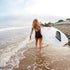 DORSAL Longboard Rudder Fins — 8.5" / Red / Polycarbonate - view 3