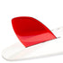 DORSAL Longboard Rudder Fins — 8.5" / Red / Polycarbonate