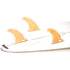DORSAL Bamboo Thruster Futures Fins — Medium / Bamboo / Fiberglass with Bamboo Hexcore - view 3