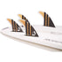 DORSAL Carbon Bamboo Quad Futures Fins — Medium / Bamboo / Fiberglass with Carbon Hexcore - view 2