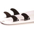 DORSAL Hexcore FCS Quad Fins — Medium / Black / Honeycomb - view 2