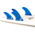 DORSAL Hexcore FCS Quad Fins — Medium / Honeycomb / Blue