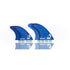 DORSAL Hexcore FCS Quad Fins — Medium / Honeycomb / Blue - view 2