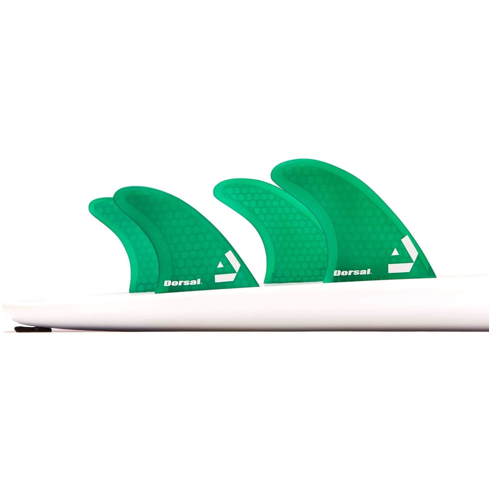 DORSAL Hexcore FCS Quad Fins — Medium / Green / Honeycomb - view 3