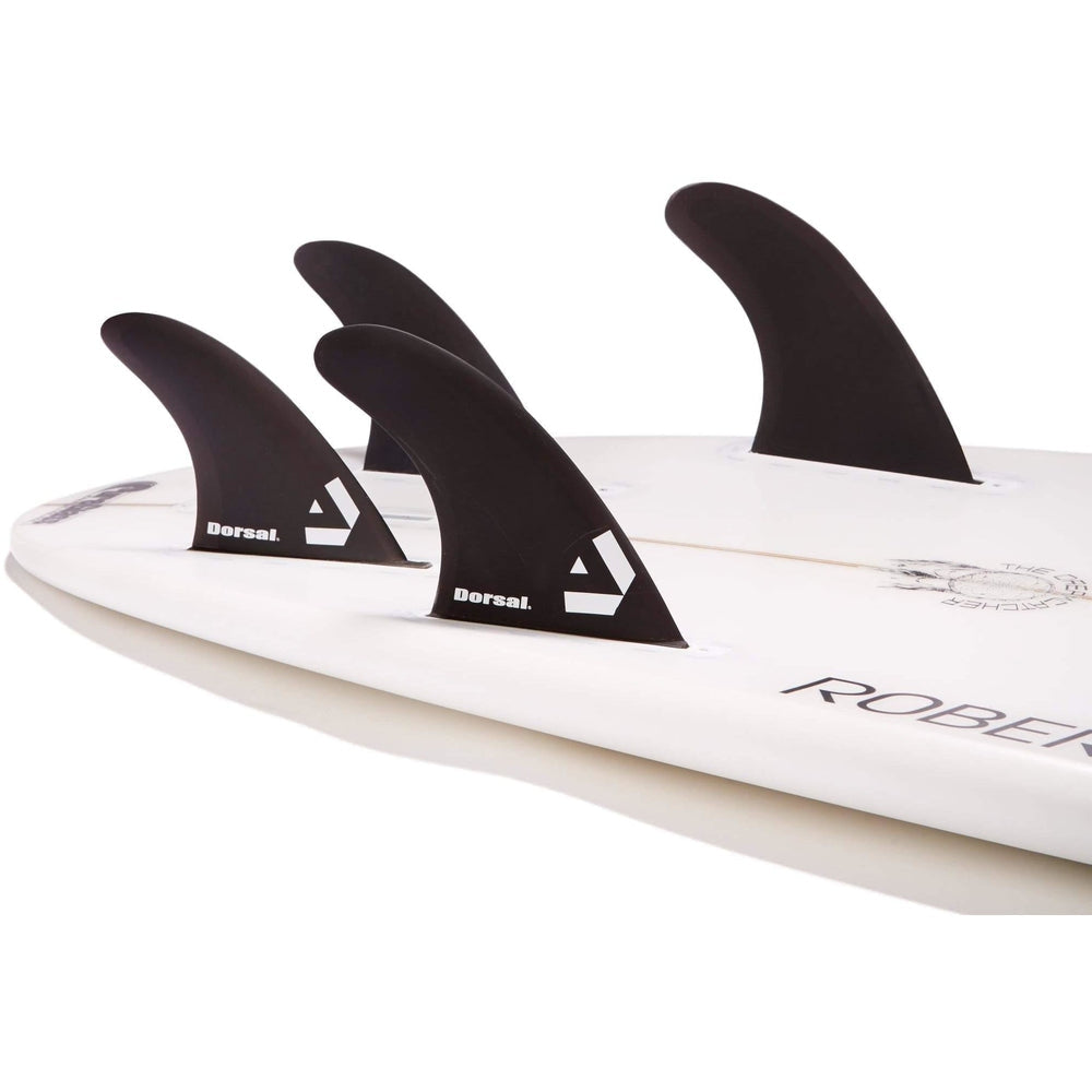 DORSAL Hexcore Quad Futures Fins — Medium / Black / Honeycomb